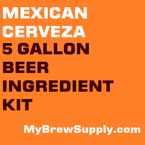 MBS Mexican Cerveza 5 Gallon Premium Extract Beer Ingredient Kit