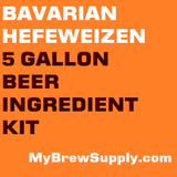 Bavarian Hefeweizen 5 Gallon Premium Extract Beer Ingredient Kit