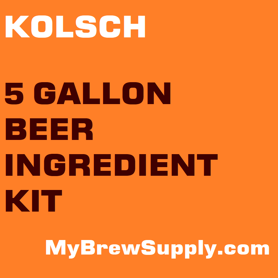 Kolsch 5 Gallon Premium Extract Beer Ingredient Kit