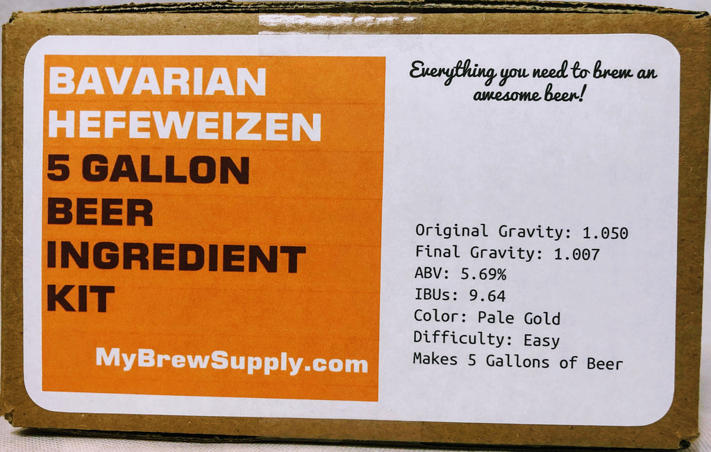 Bavarian Hefeweizen 5 Gallon Premium Extract Beer Ingredient Kit