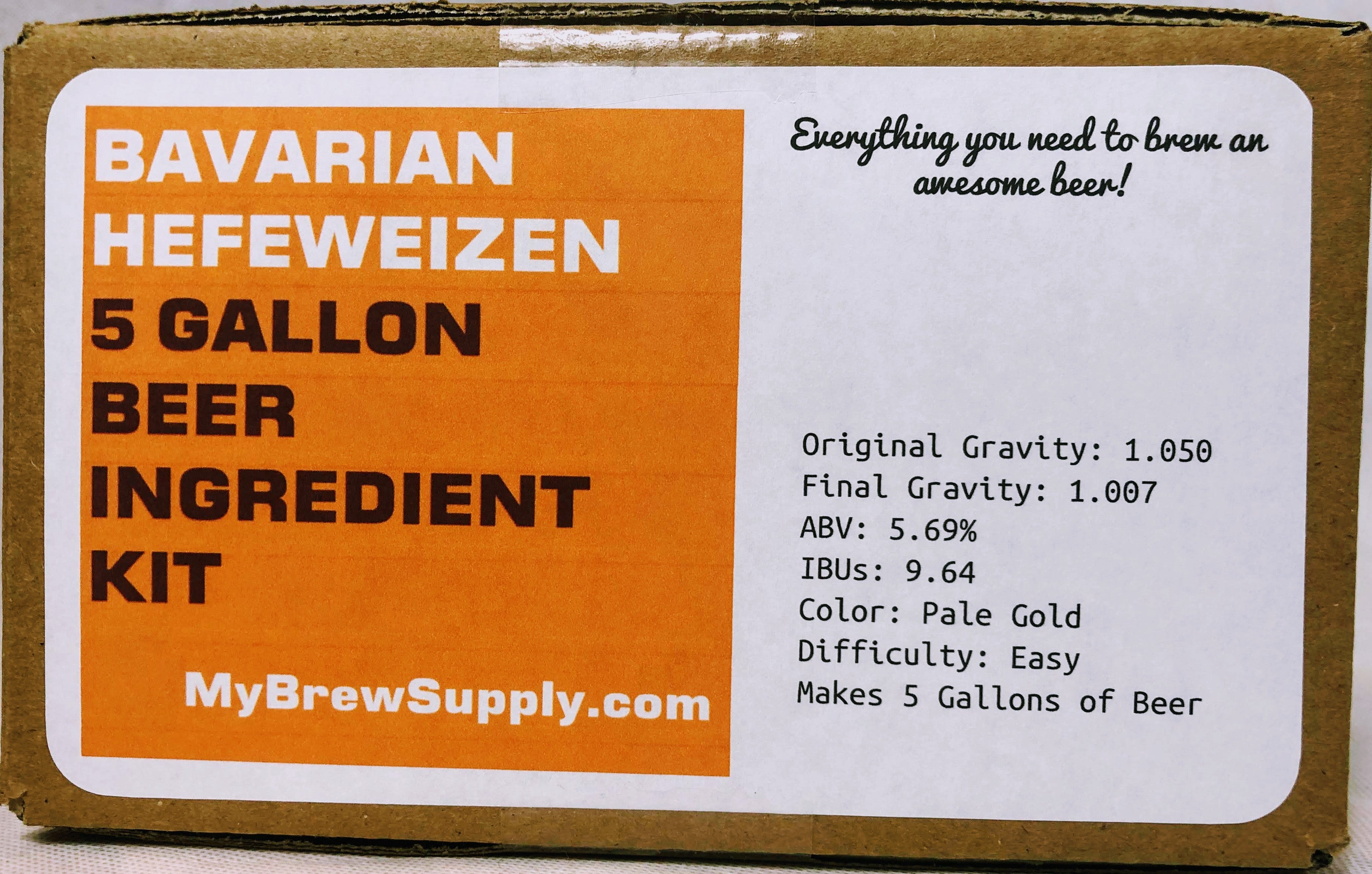 Bavarian Hefeweizen 5 Gallon Premium Extract Beer Ingredient Kit