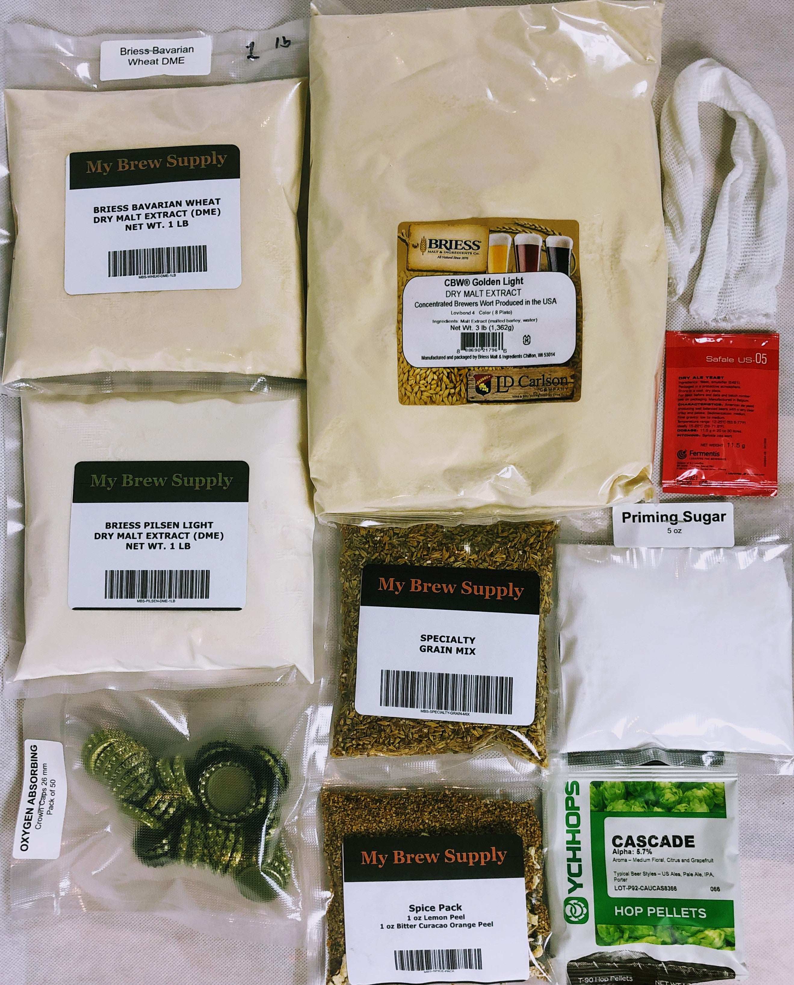 Summer Ale 5 Gallon Premium Extract Beer Ingredient Kit